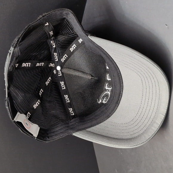 Lug,Two-tone Gray Mens Mesh/Snapback Trucker Hat. - Picture 5 of 8